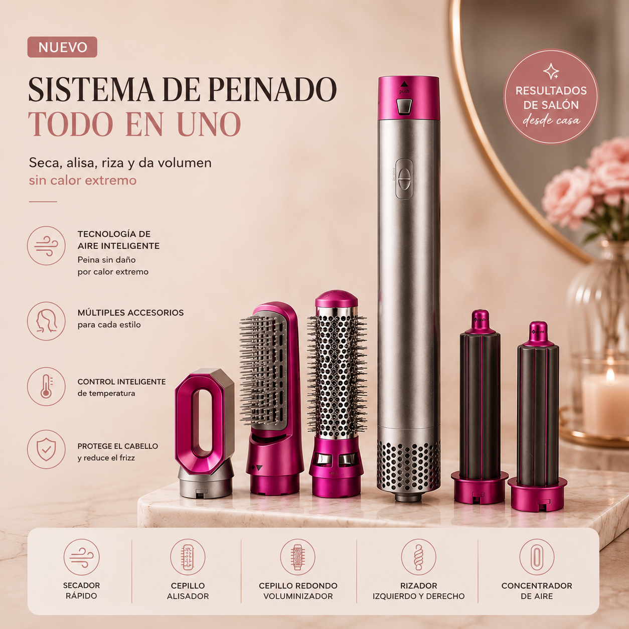 Nordiq essential Secador 5 en 1