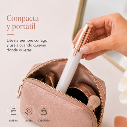 Depiladora facial de precisión con LED