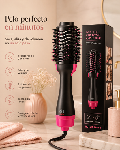 Cepillo secador y voluminizador nordiq essentials