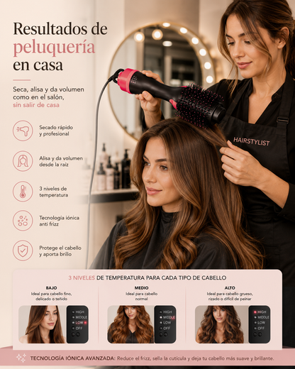 Cepillo secador y voluminizador nordiq essentials